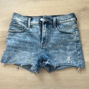 Express High-Rise Hyper Stretch Shorts